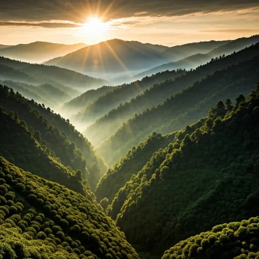 Misty hills of Northeast India